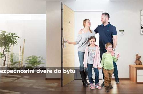 bezpečnostní protipožární dveře do bytu Plzeň